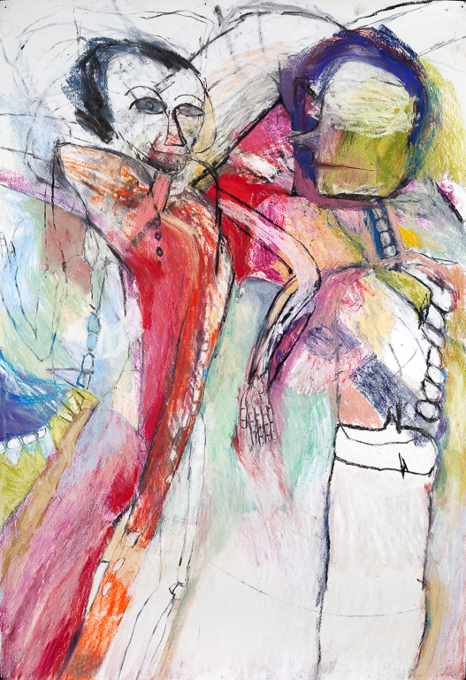 Portrait With Mechanical Man  47x31
